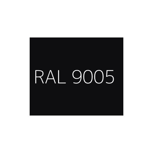 150 mm Čierna ohýbaná hliníková parapet RAL 9005