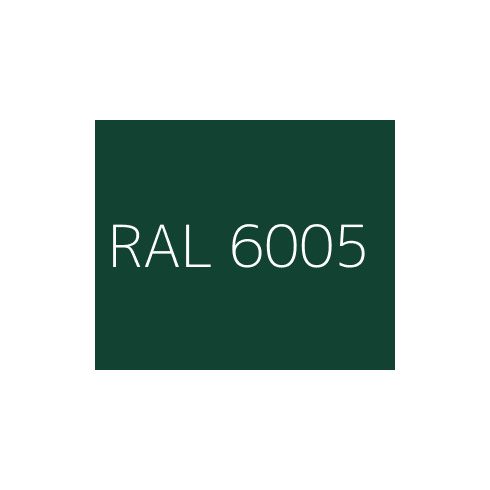 180 mm Zelený ohýbaný hliníkový parapet RAL 6005