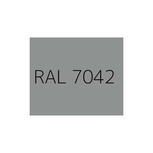 165 mm Zinkovo ​​sivý ohýbaný hliníkový parapet RAL 7042