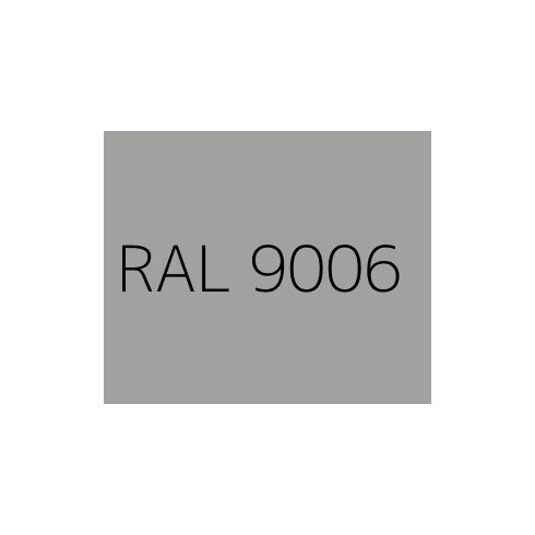 090 mm široká svetlostrieborná ohýbaná hliníková parapet RAL 9006
